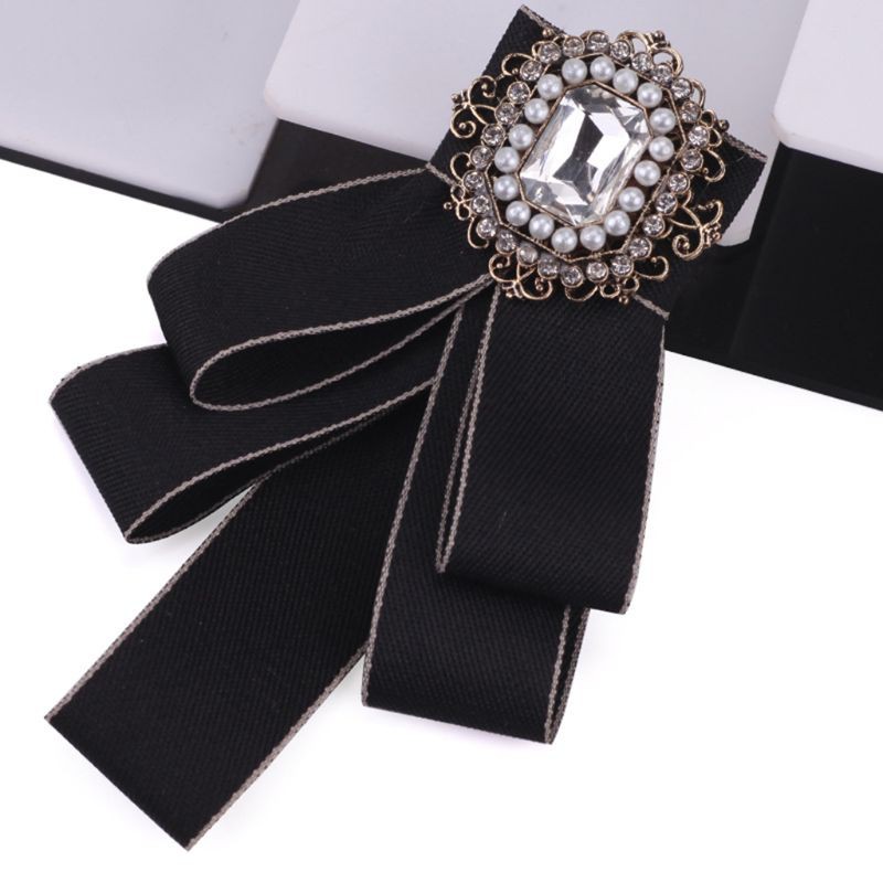 Ghim Cài Áo Hình Nơ Xinh Xắn 5 Màu Lựa Chọn