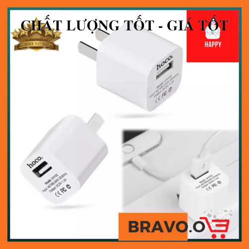Củ Sạc Hoco 1A UH102 Chính Hãng sạc iphone/android
