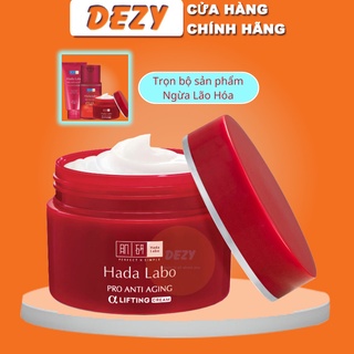 Kem Dưỡng Ẩm Hada Labo Ngừa Lão Hóa Pro Anti Aging Cream Màu Đỏ - Dưỡng Da Collagen Tẩy Tế Bào Chết Hadalabo Rohto Dezy