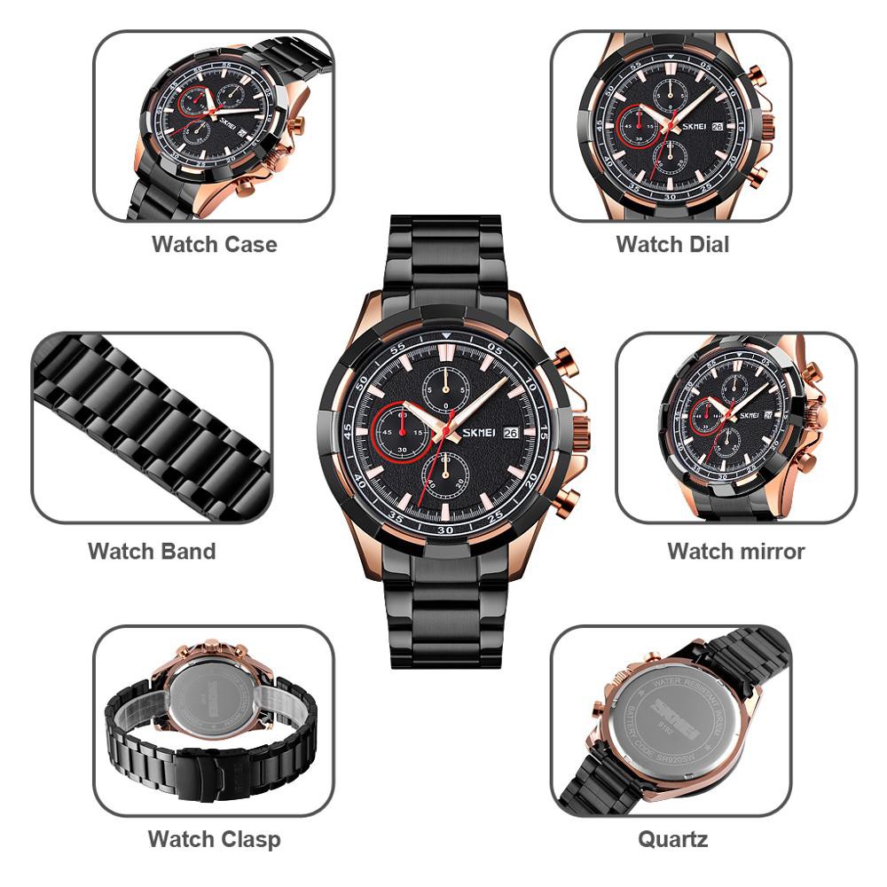 Đồng Hồ Analog Máy Quartz Chrono / Analog / Analog Hiển Thị Ngày Skmei 9192