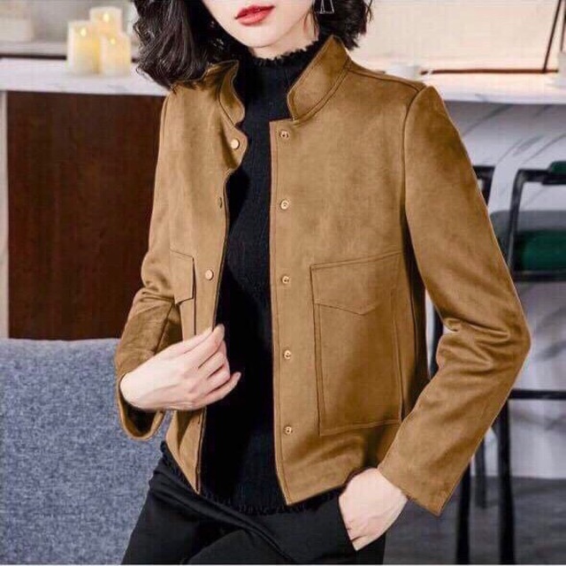 Áo khoác da lộn