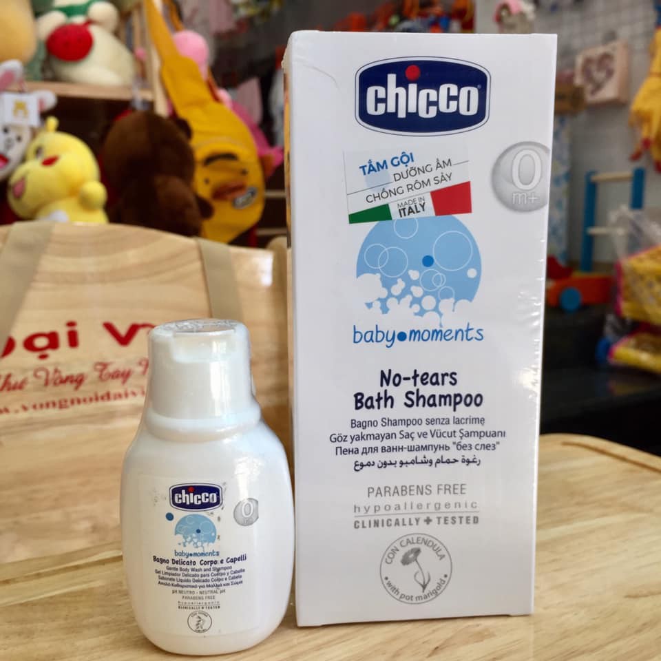 SỮA TẮM GỘI CHICCO 200ml và 500ml
