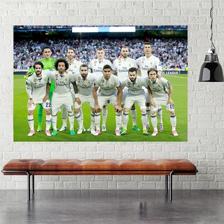 Decal dán tường CLB bóng đá Real, barca, Chelsea, MU, Arsenal...