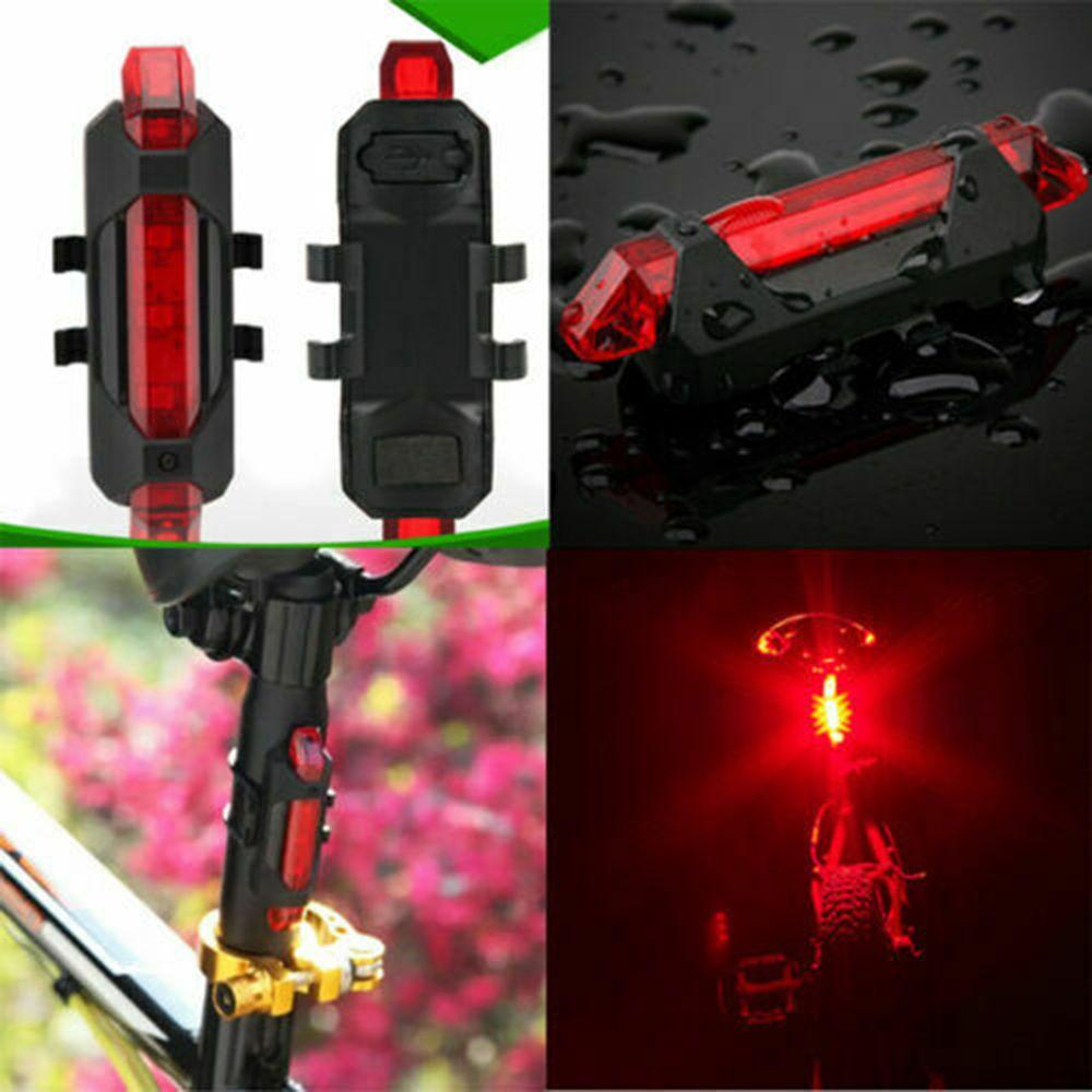 MELODG Đèn LED 5 Bóng Gắn Xe Đạp