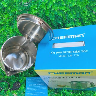 Ấm siêu tốc Chefman 720 2 lớp cách nhiệt dung tích 2 lít