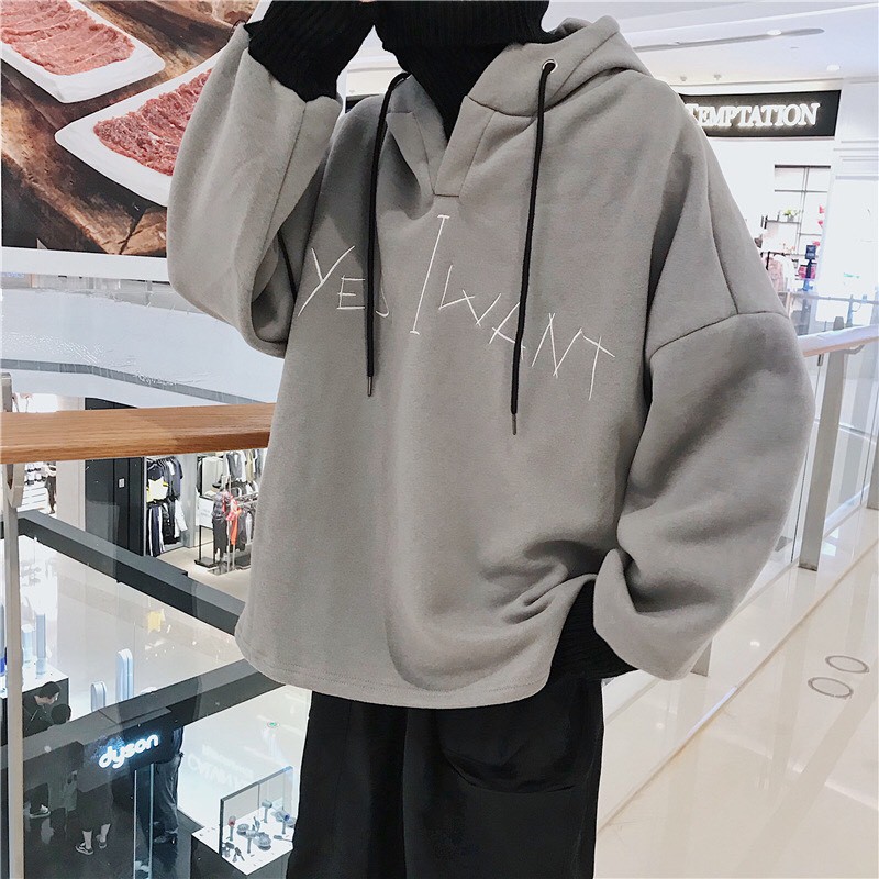 Áo hoodie không túi nỉ bông dày hàn quốc - Mã AT0013 | BigBuy360 - bigbuy360.vn