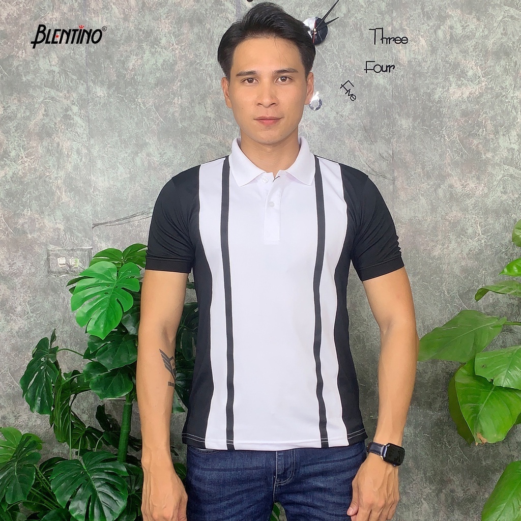 Áo Polo nam Blentino .Áo thun nam có cổ vải cotton da cá, thấm hút mồ hôi PL18-S | BigBuy360 - bigbuy360.vn