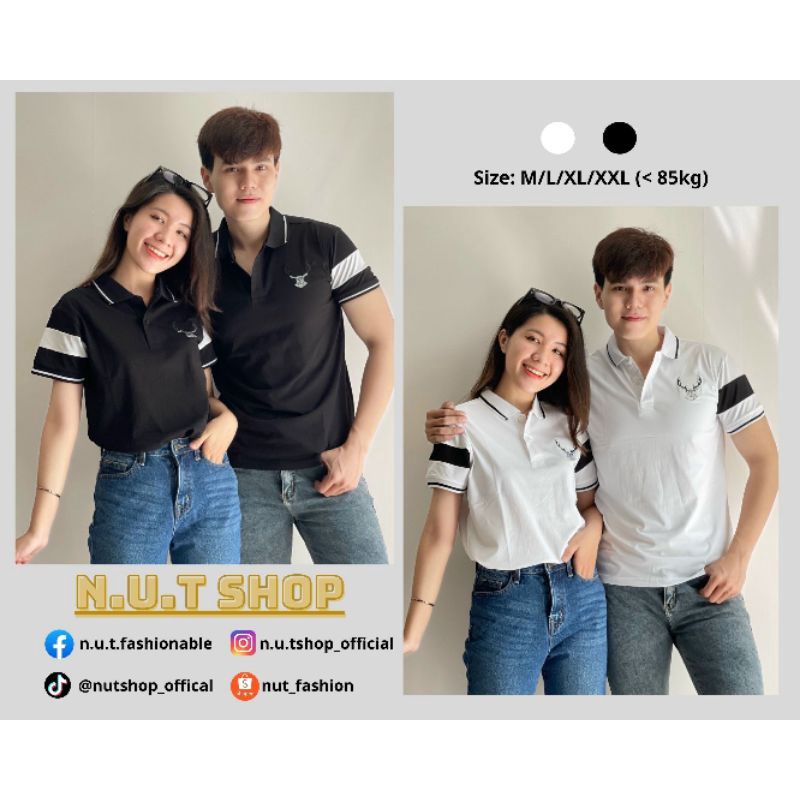 Áo thun polo cao cấp nam nữ, cặp đôi, món quà đặc biệt cho ngày 14/2