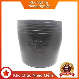 Combo 50c chậu nhựa mềm màu đen ươm cây C8