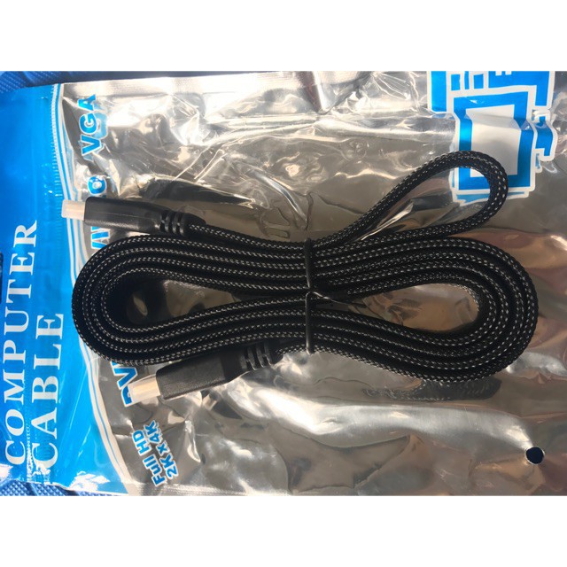 Dây cáp hdmi 1,5m dẹt full bọc lưới
