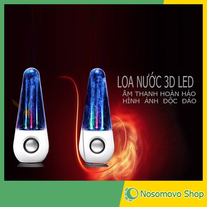 Loa vi tính phun nước theo nhạc – mẫu tháp tròn