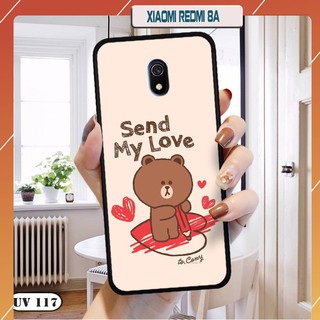 Ốp lưng điện thoại Xiaomi Redmi 8A  - lưng nhám viền dẻo