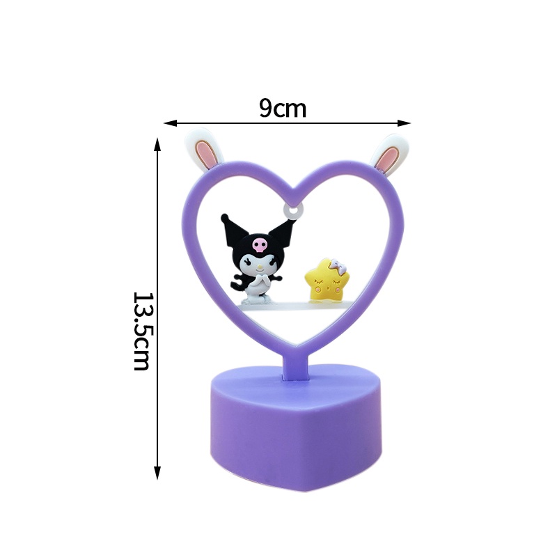 Đèn Ngủ Để Bàn Họa Tiết Hoạt Hình Melody Dễ Thương Xinh Xắn