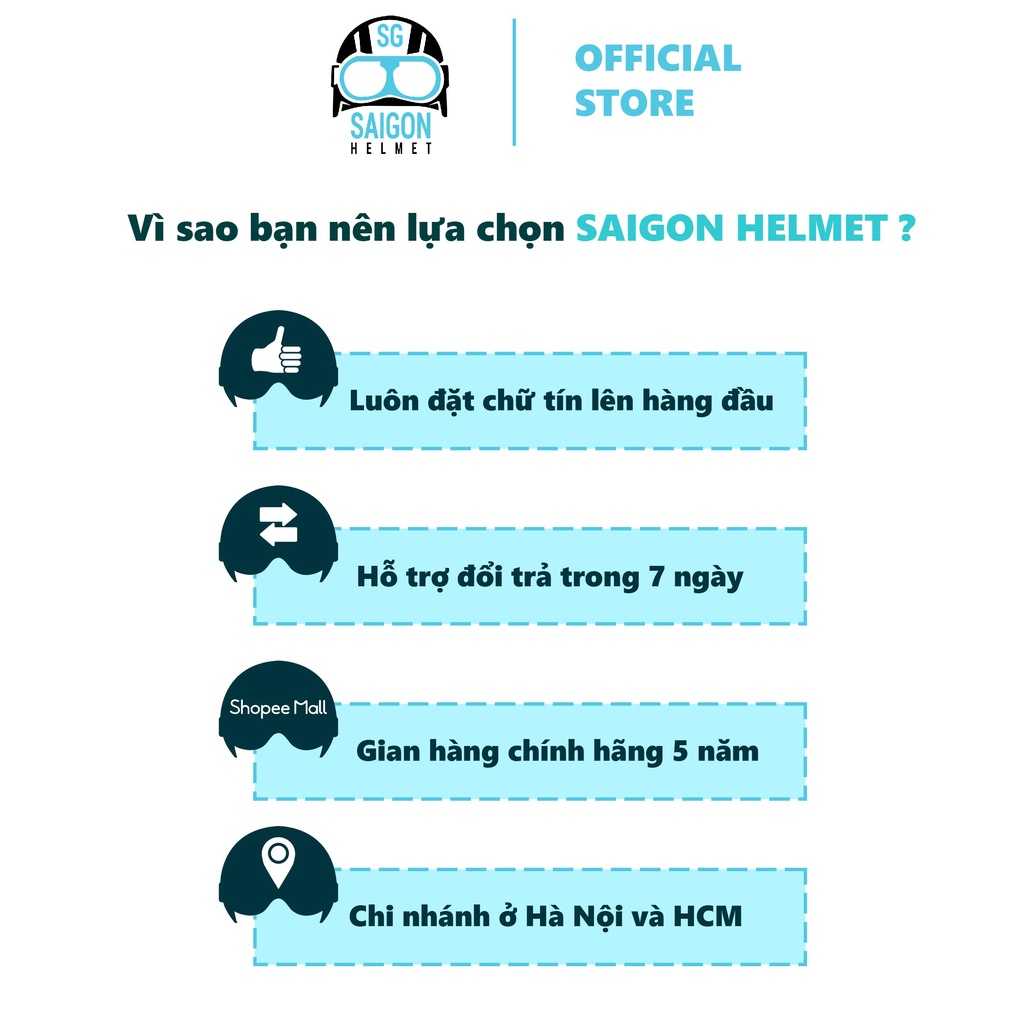Nón bảo hiểm nửa đầu kèm kính GRS A760K