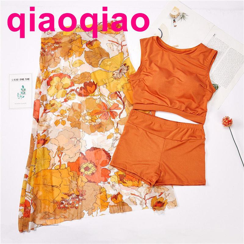 Set Đồ Tắm In Họa Tiết Hoa Phong Cách Hàn Quốc Dành Cho Nữ | BigBuy360 - bigbuy360.vn