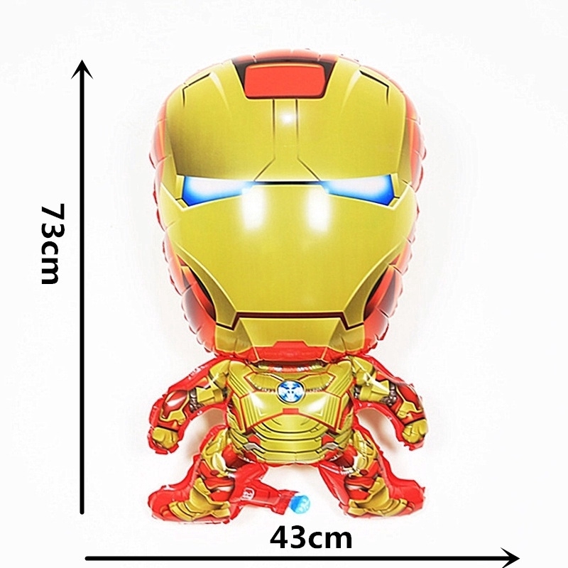 Bóng bay hình hoạt họa siêu anh hùng Avenger 75cmx43cm trang trí tiệc sinh nhật cho trẻ em