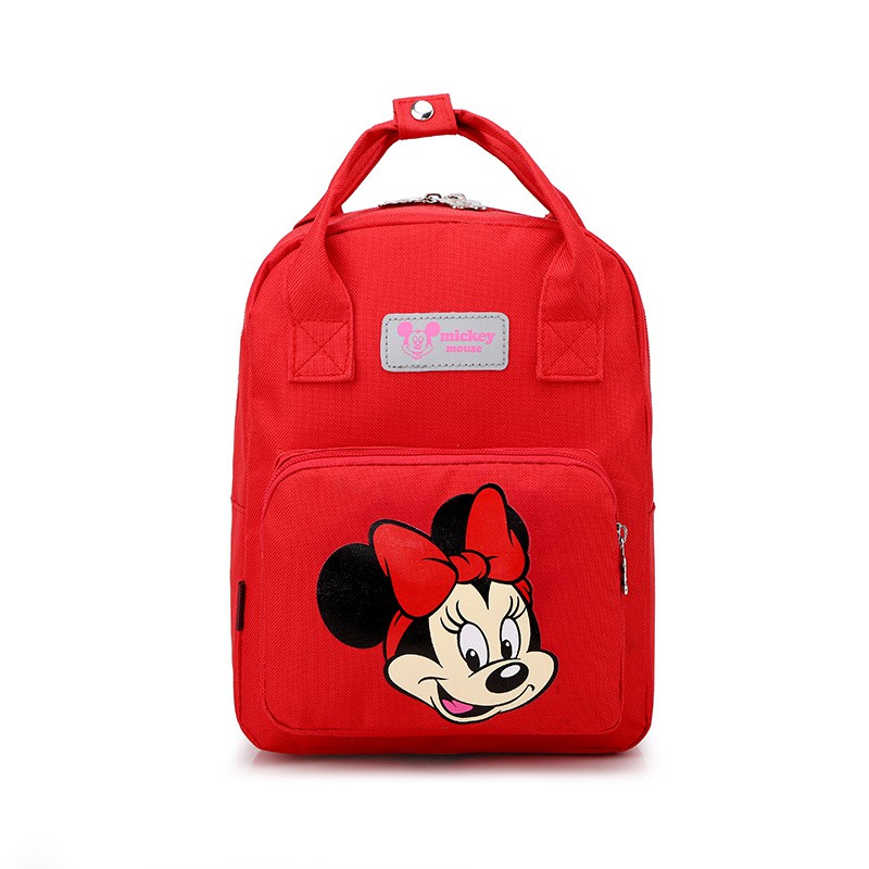 Balo đeo vai in hình chuột Mickey/Minnie nhiều màu xinh xắn cho bé