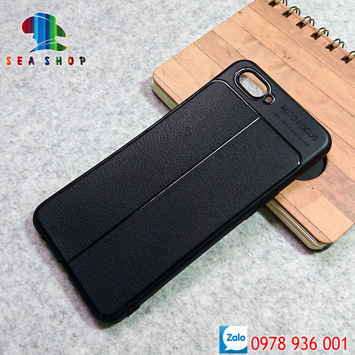 Ốp lưng Oppo A3S - A5 vân da loại A
