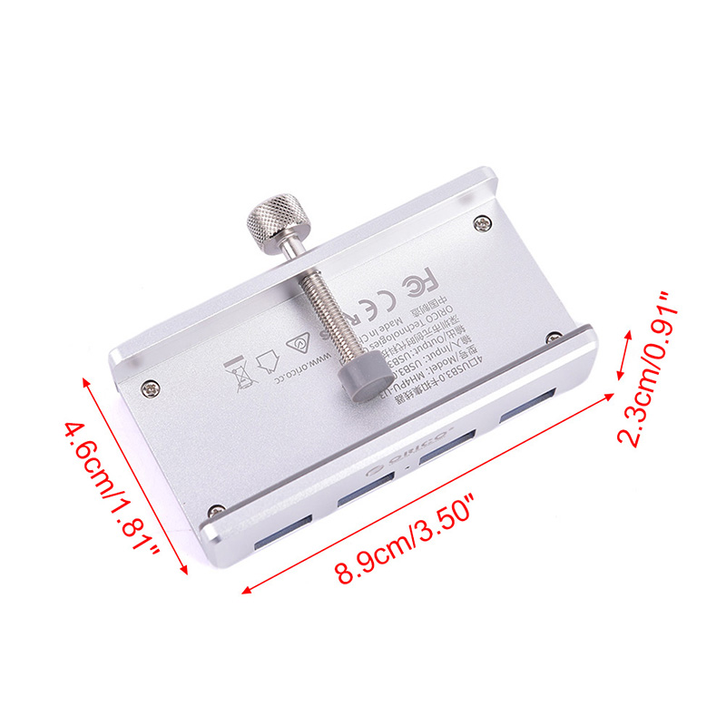 Bộ Chia 4 Cổng Usb 3.0 10-32mm Orico Bằng Nhôm Cho Laptop | BigBuy360 - bigbuy360.vn