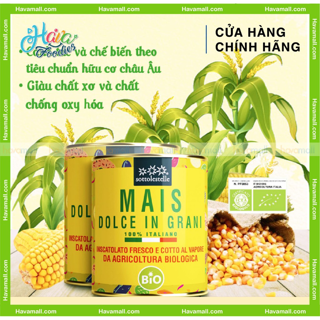 [HÀNG CHÍNH HÃNG] Đậu Hữu Cơ Đóng Lon Sottolestelle