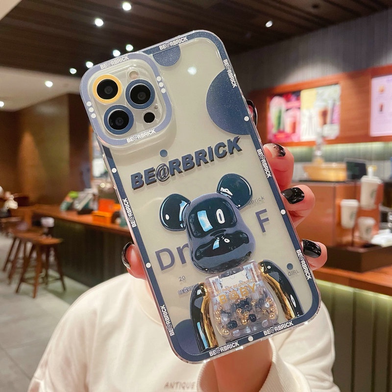 Ốp Điện Thoại Mềm Hình Gấu Cho Samsung Galaxy A03 A03S A02S A21S A20S A10S A22 A31 A32 A02 M02 A11 M11 A12 A52 A52S A72 A51 A71 A50 A50S 4G 5G