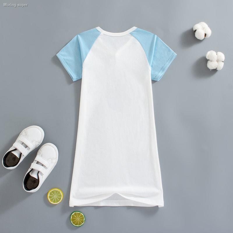 Bộ đồ ngủ tay ngắn vải cotton kiểu dáng dễ thương cho các bé