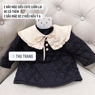 Áo phao xốp baby doll cho bé gái