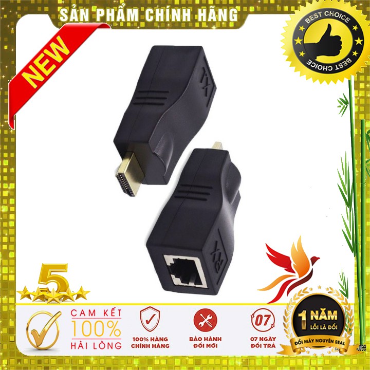 Bộ nối dài HDMI chuẩn 4K bằng dây LAN 30m (4K HD EXTENDER 30M)