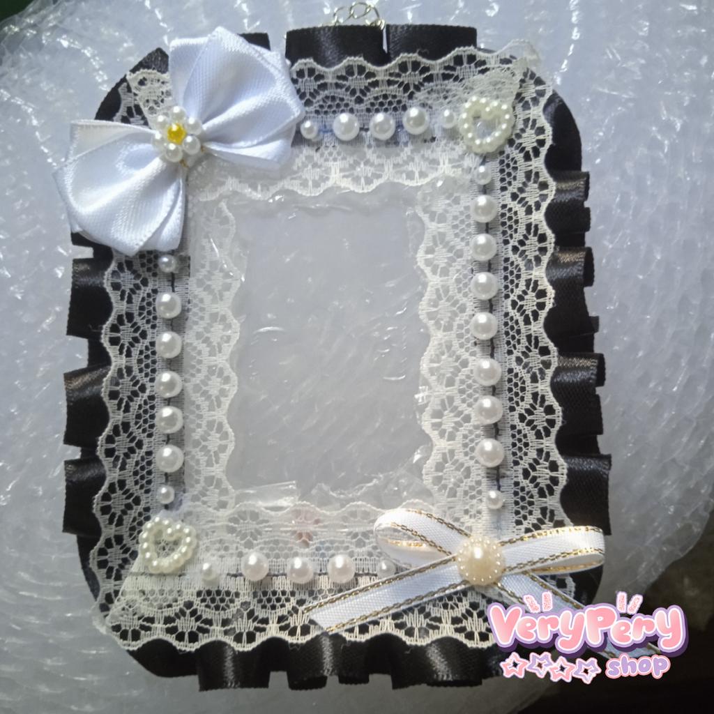 Toploader ruy băng, topdecor đen trắng