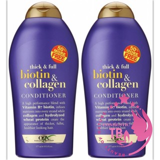 Cặp dầu gội xả kích thích mọc tóc biotin & collagen - 577ml