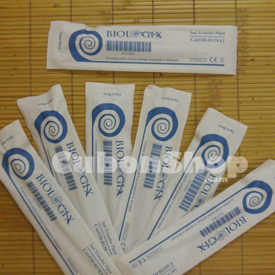 Sỉ 100 Ống bón sữa- thuốc 3ml tiệt trùng Medisafe - Biologix