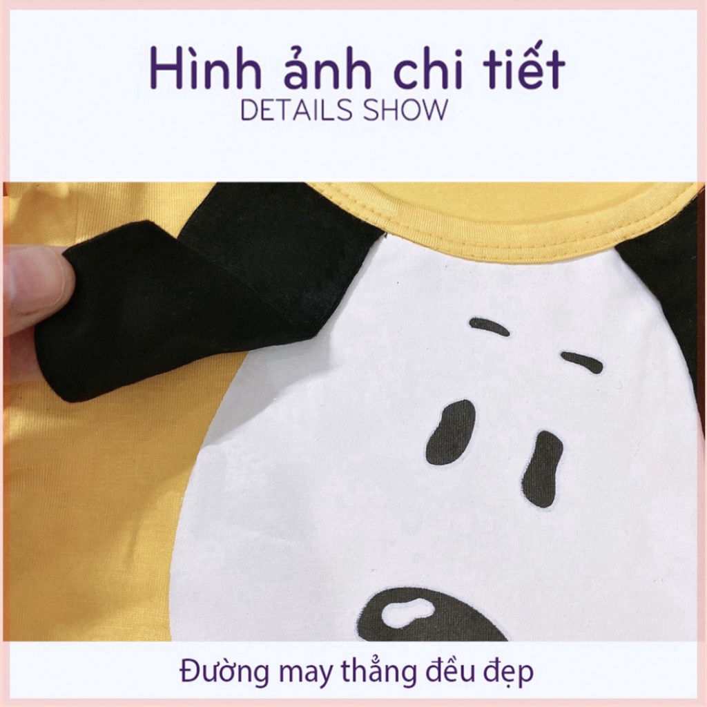 bộ dài tay cho bé gái và bé trai chất thun lạnh co dãn họa tiết đáng yêu cho bé từ 8-18kg LILIKIDS BDT05