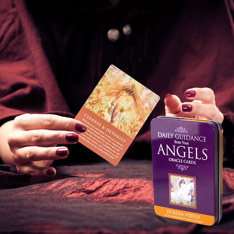 Hộp Sắt Đựng Bài Tarot Oracle Tiện Dụng