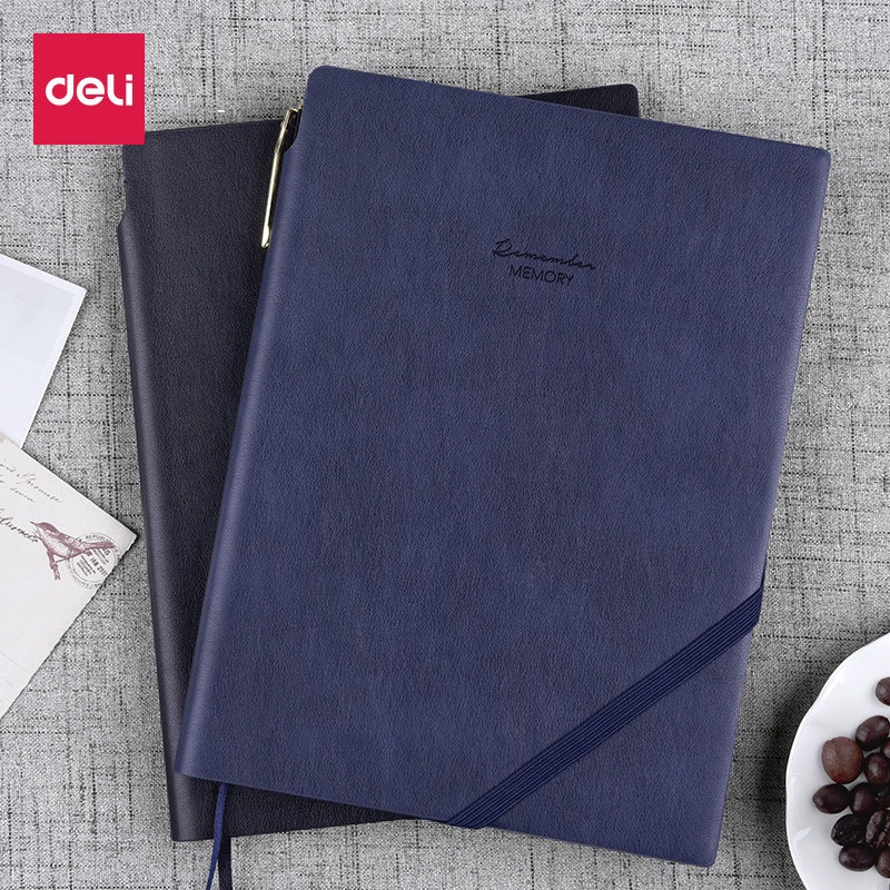 Sổ Tay 25K Bìa Da Thiết Kế Đơn Giản Tiện Dụng Cho Học Sinh/ Văn Phòng