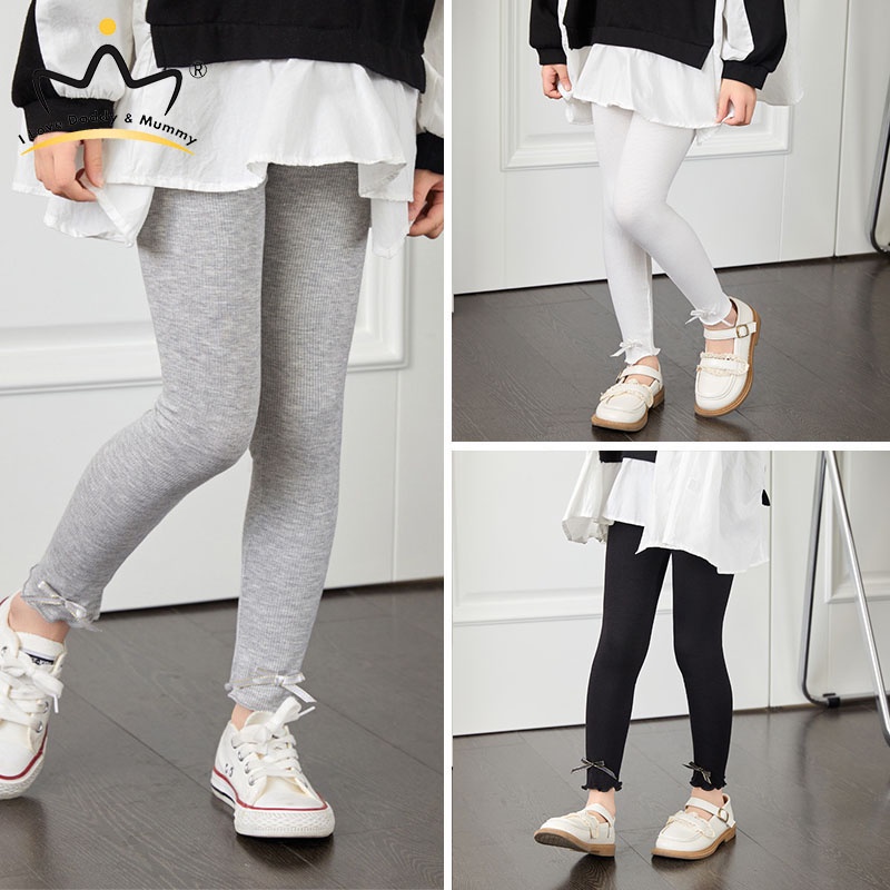 Quần Legging Mỏng Thời Trang Xuân Thu Cho Bé Gái