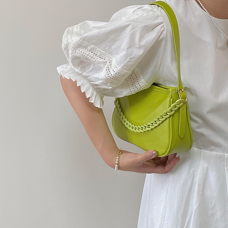 Túi đeo vai IELGY phối chuỗi xích thời trang dành cho nữ