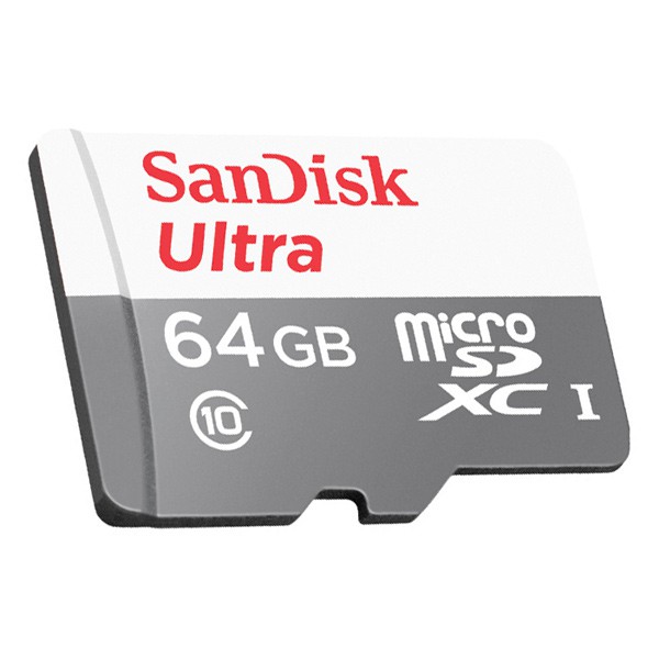 Thẻ nhớ microSDXC SanDisk Ultra 64GB upto 80MB/s 533x - Hãng phân phối chính thức