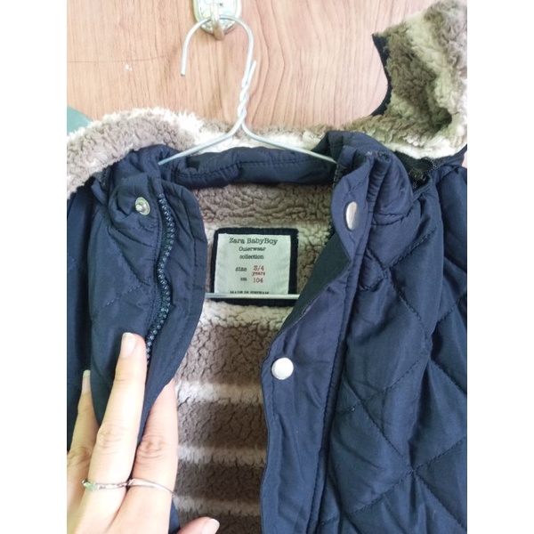 Pass Áo phao Bé trai Zara.