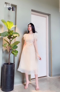 Đầm xốp kiếng (CLIP THẬT)