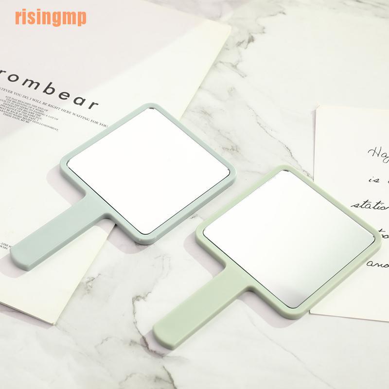 (Hàng Mới Về) Gương Trang Điểm Cầm Tay Hình Vuông Tiện Lợi
