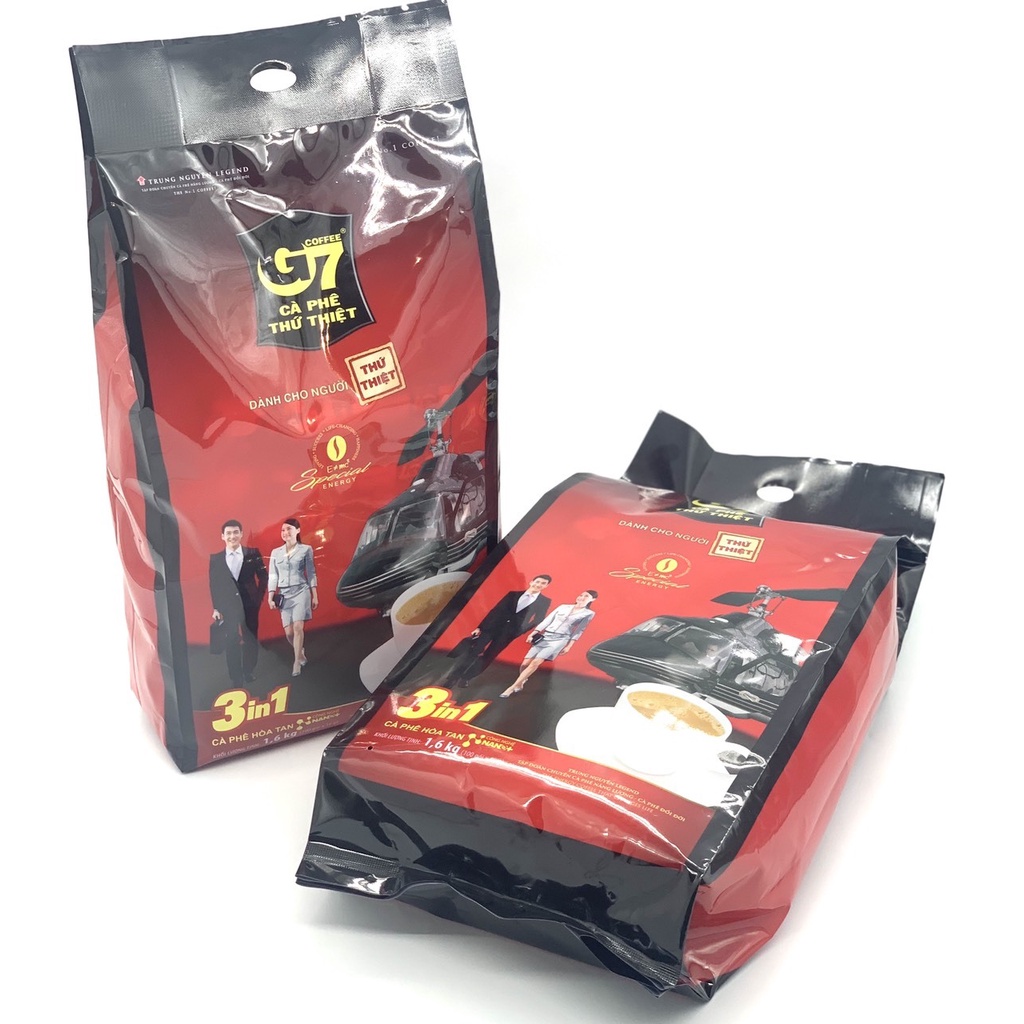 Cà Phê Trung Nguyên Hòa Tan 3in1 Bịch 100 Gói x 16gr