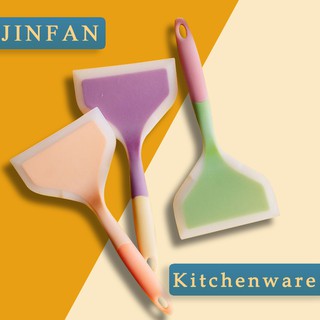 High temperature resistant silicone frying shovel for non-stick pan