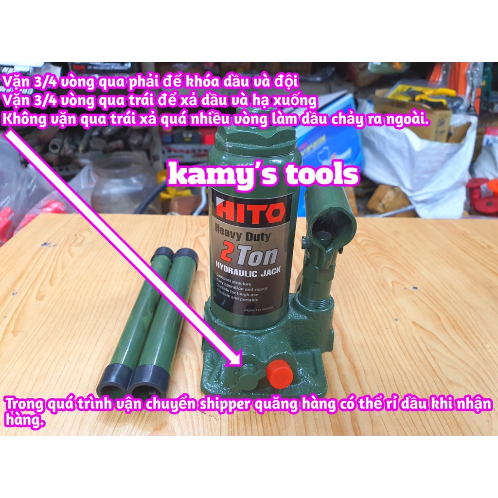 KÍCH CON ĐỘI THỦY LỰC 2 TẤN