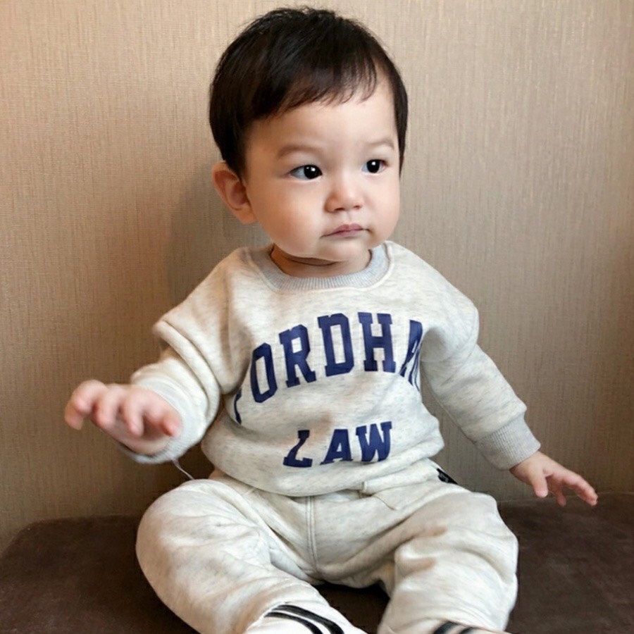 Bộ Nỉ Thu Đông Dài Tay Chất Nỉ Lót Bông Trẻ  Em Law Ken Store