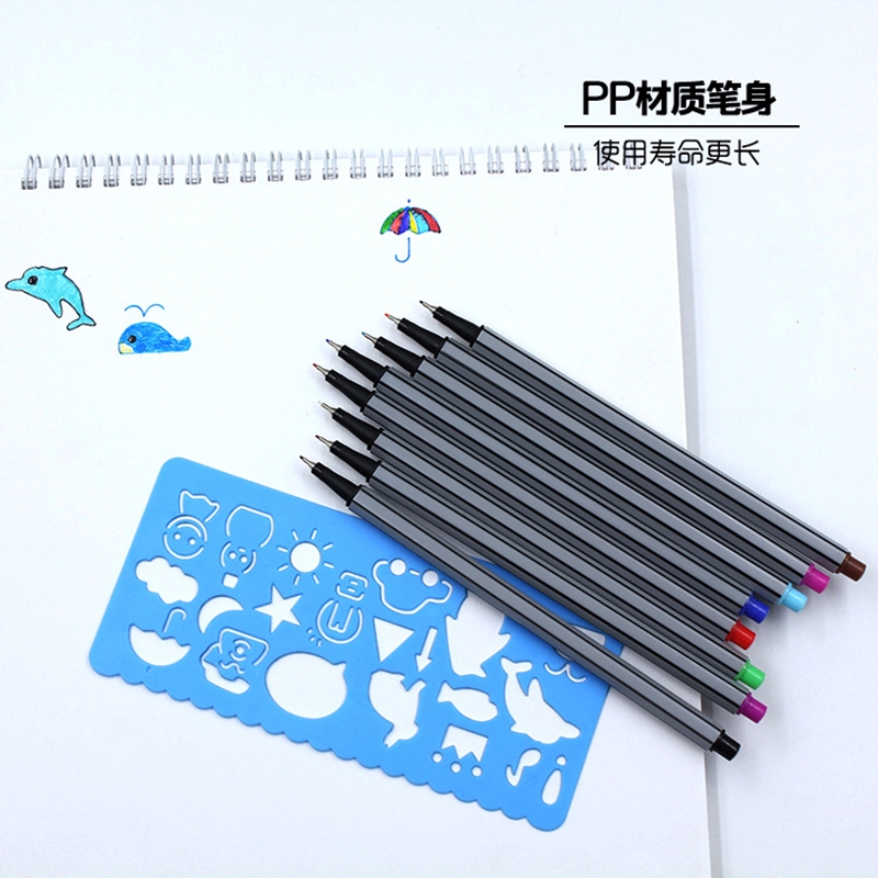 Bút Đánh Dấu Ngòi Mảnh Mịn Nhiều Màu Sắc Đa Ứng Dụng