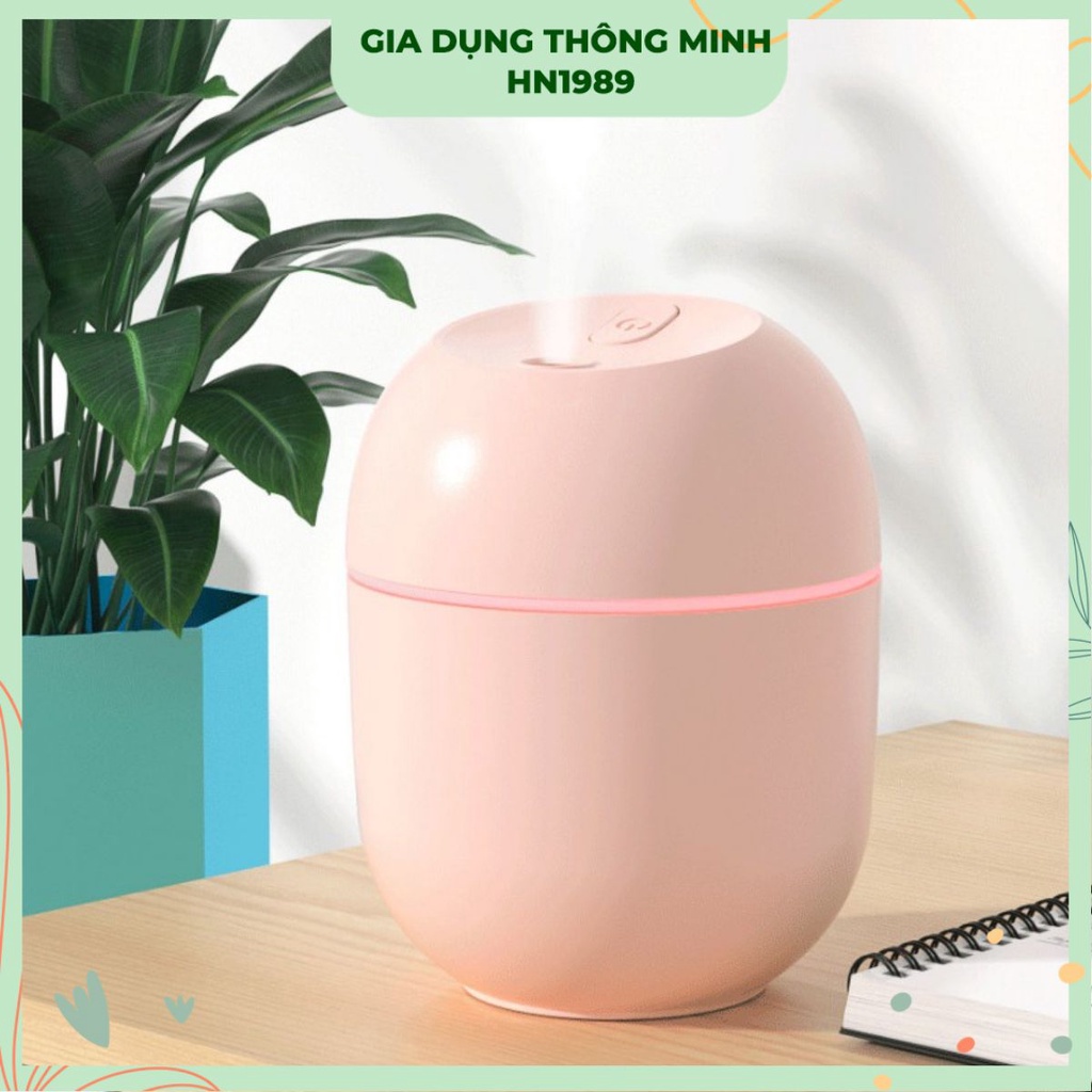 Máy xông tinh dầu mini cho phòng ngủ và trên ô tô, máy khuếch tán tinh dầu phun sương tỏa hương xua đuổi muỗi 220ml