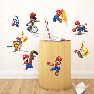 Hình dán tường họa tiết Super Mario xinh xắn