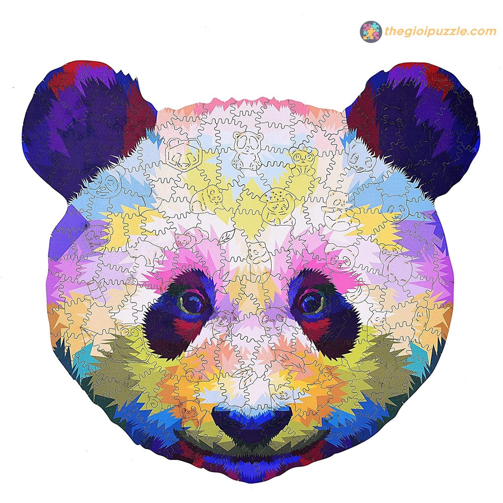 Bộ Xếp Hình Gỗ Thegioipuzzle Ghép Hình Puzzle con Gấu TGP062