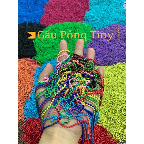 100 dây bi/ móc dây xích/ móc khoá dây xích/ móc khoá bi