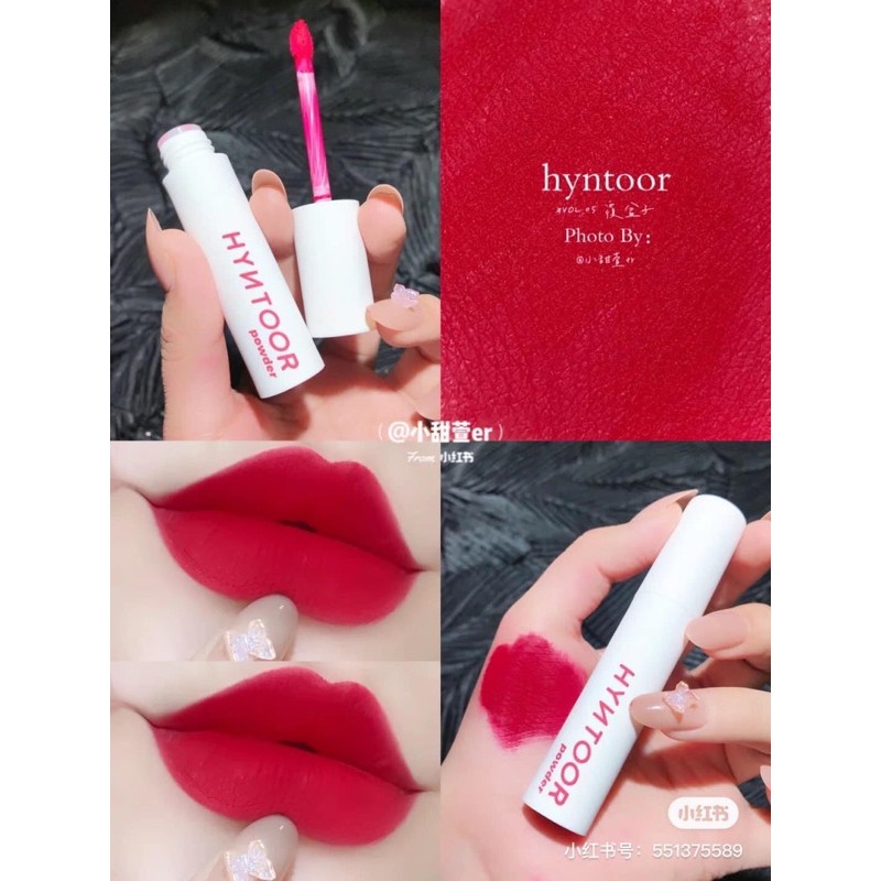Son kem lì HYNTOOR Chất Nhung Mịn Trang Điểm Chuyên Nghiệp